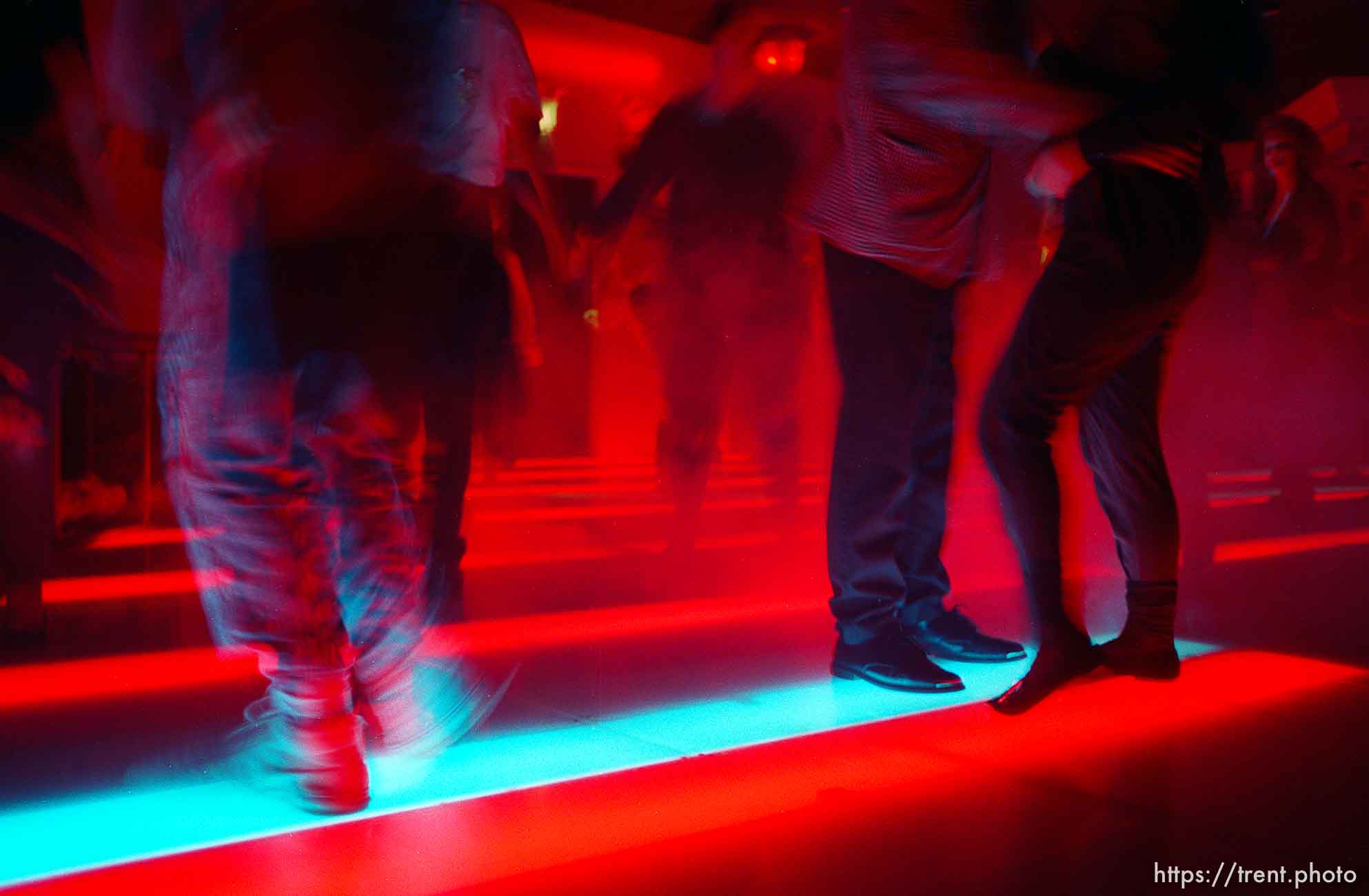 Dancers at the Palace, a Provo dance club, 1989.