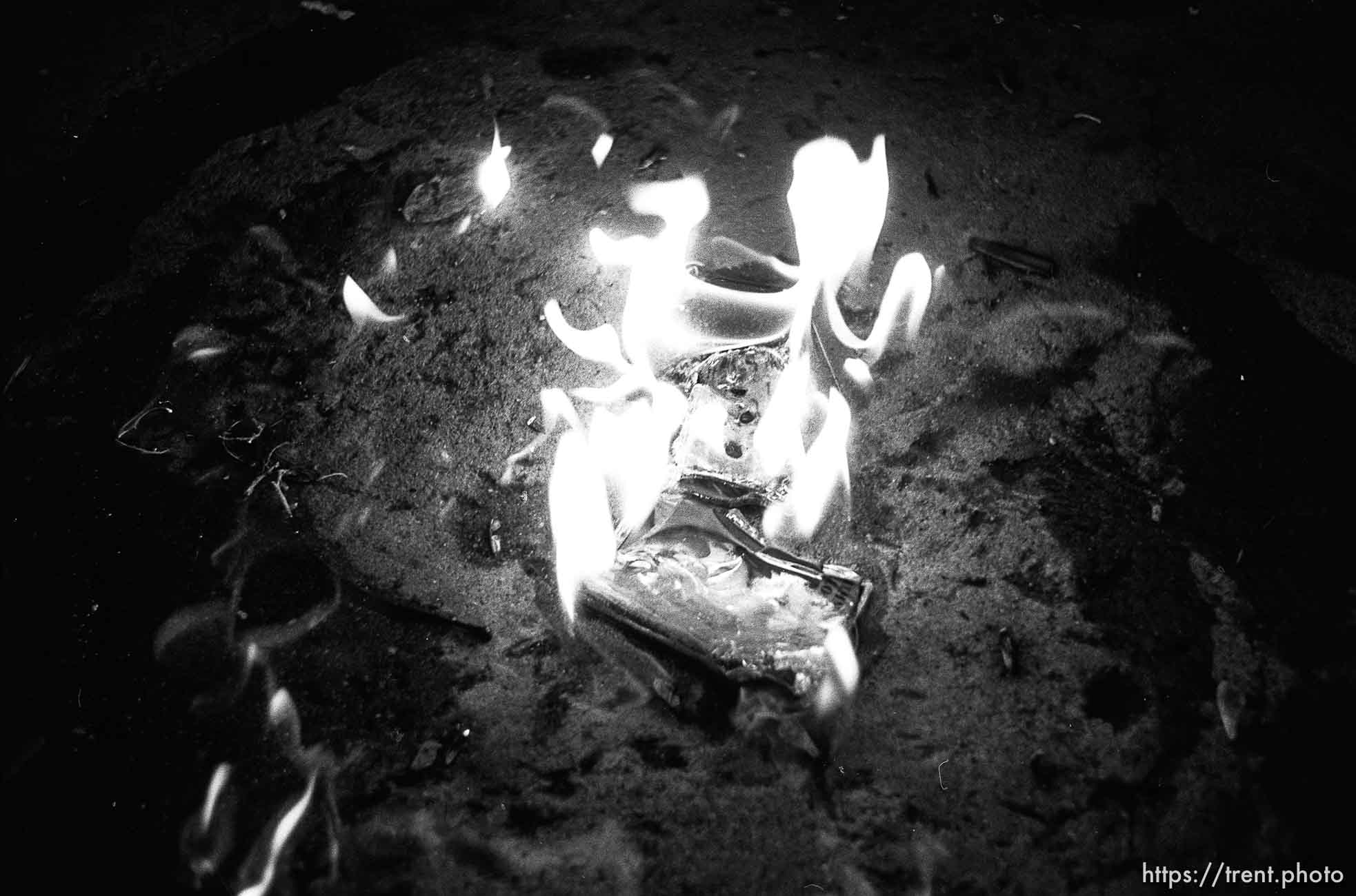 The burning of a G.G. Allin tape