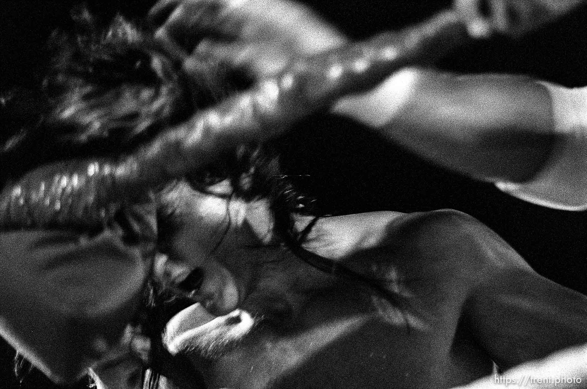 Babyface gets his face thrown into the turnbuckle at professional wrestling match.