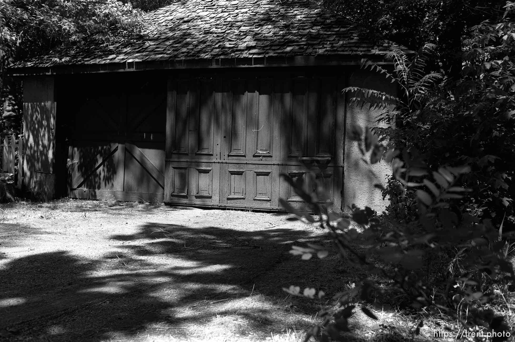 the garage at Nana's house.