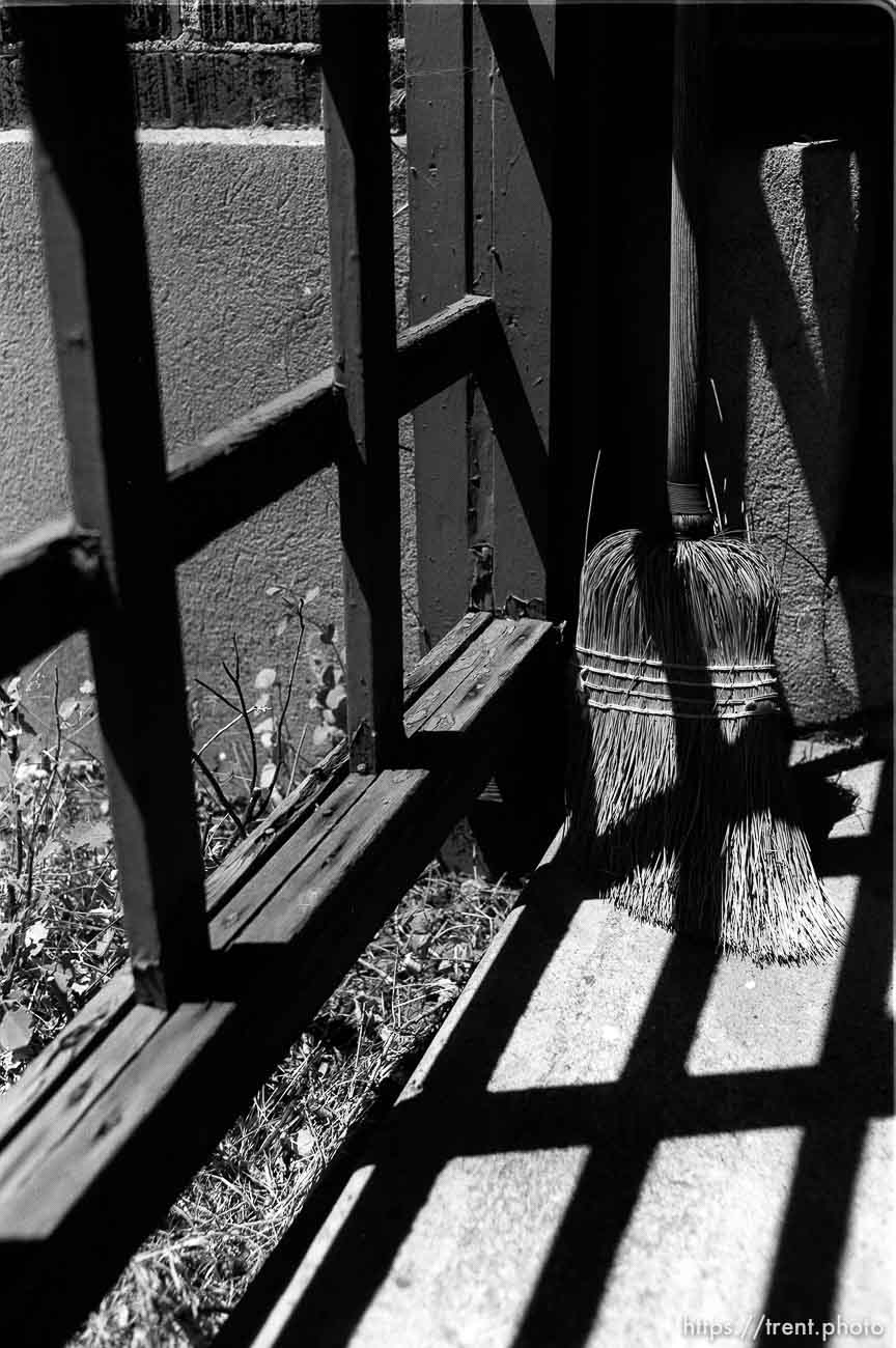 Broom by the back door at Nana's house.