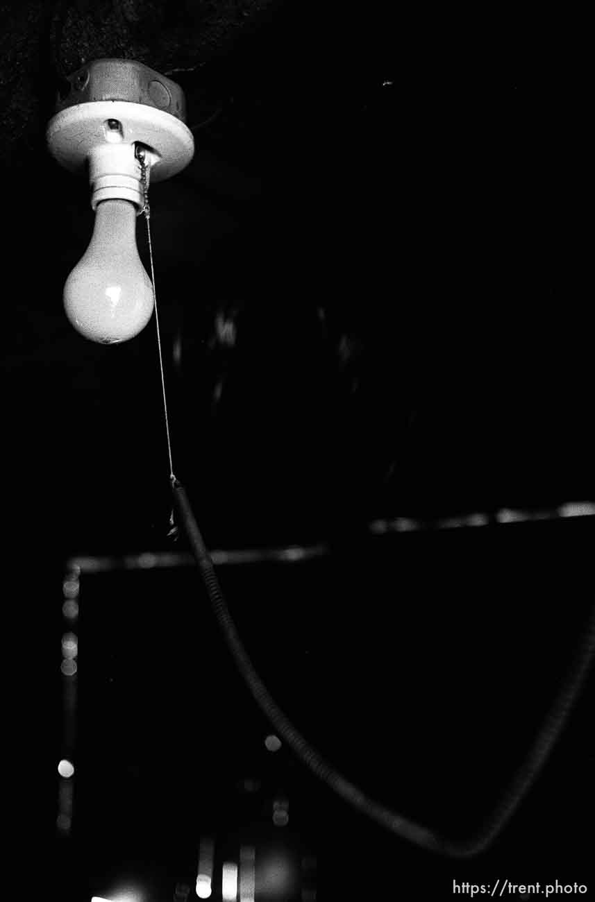 Lightbulb in the garage at Nana's house.