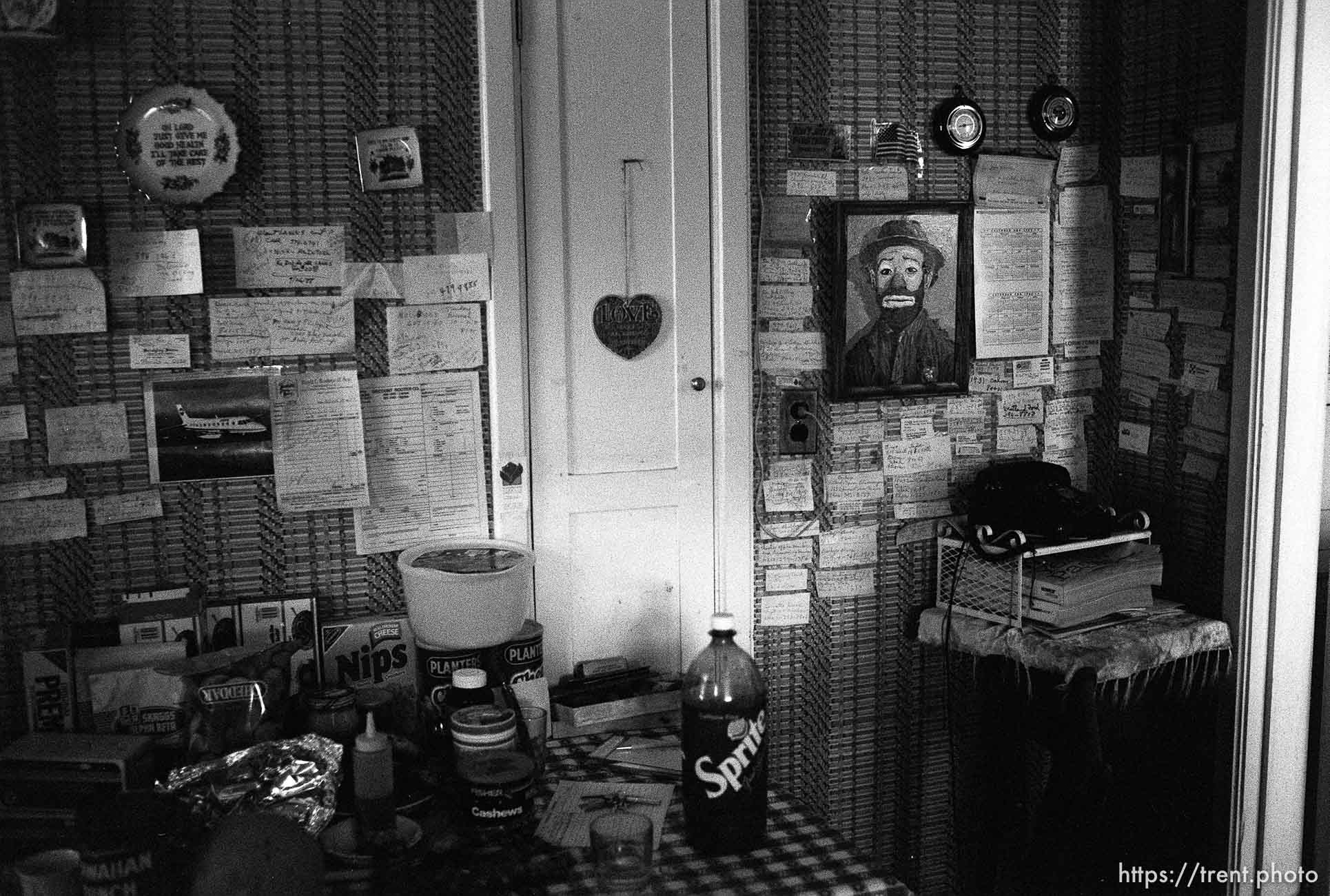 The kitchen wall at Nana's house.