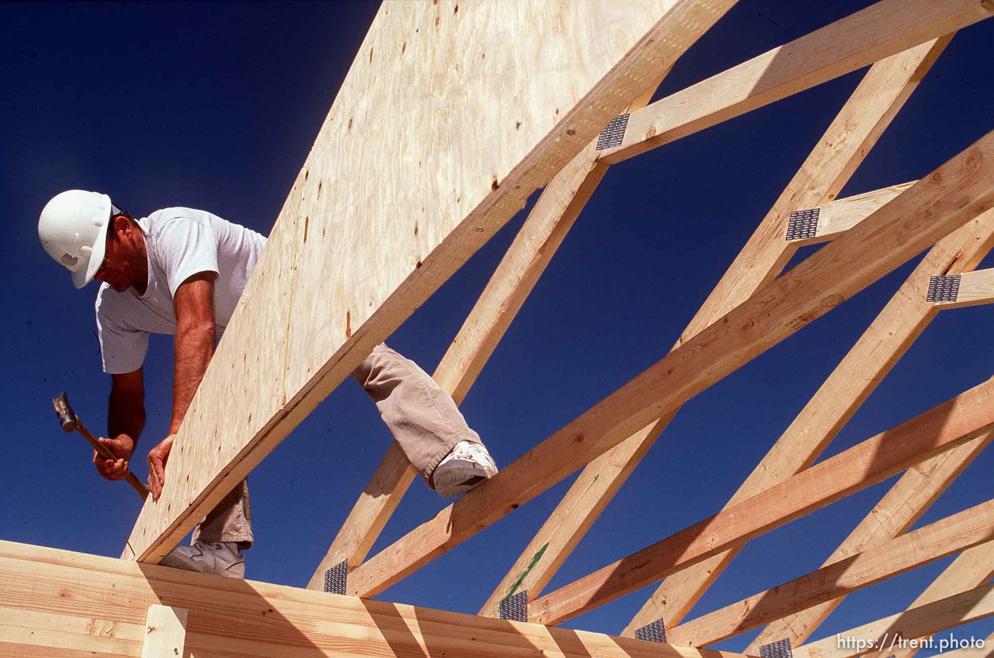 Jehovah's Witnesses building a church.