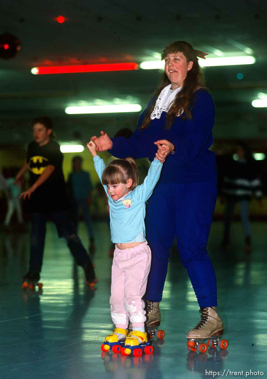 Skaters at Classic Skating Rink