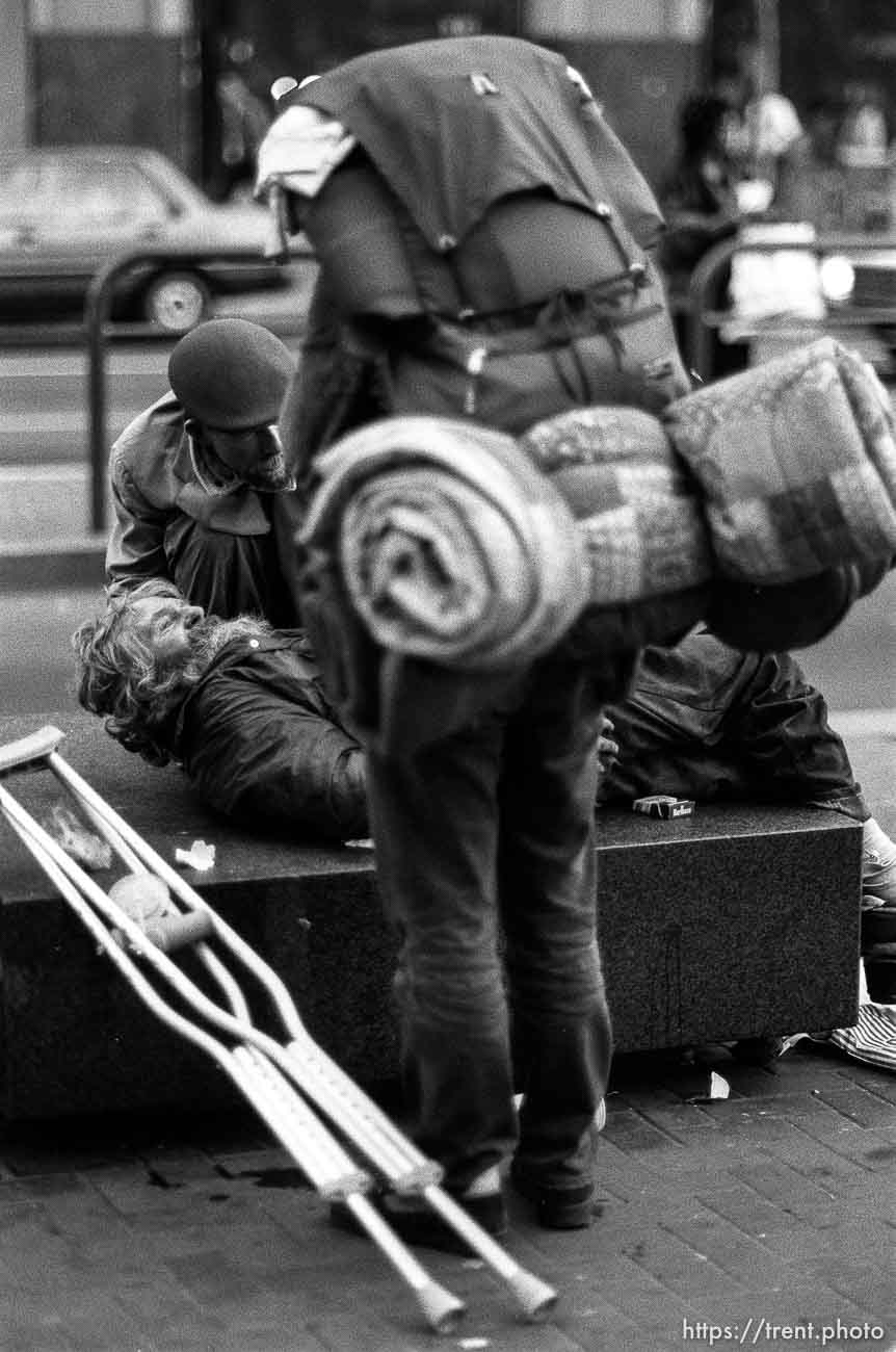 Guy who collapsed on Market Street.