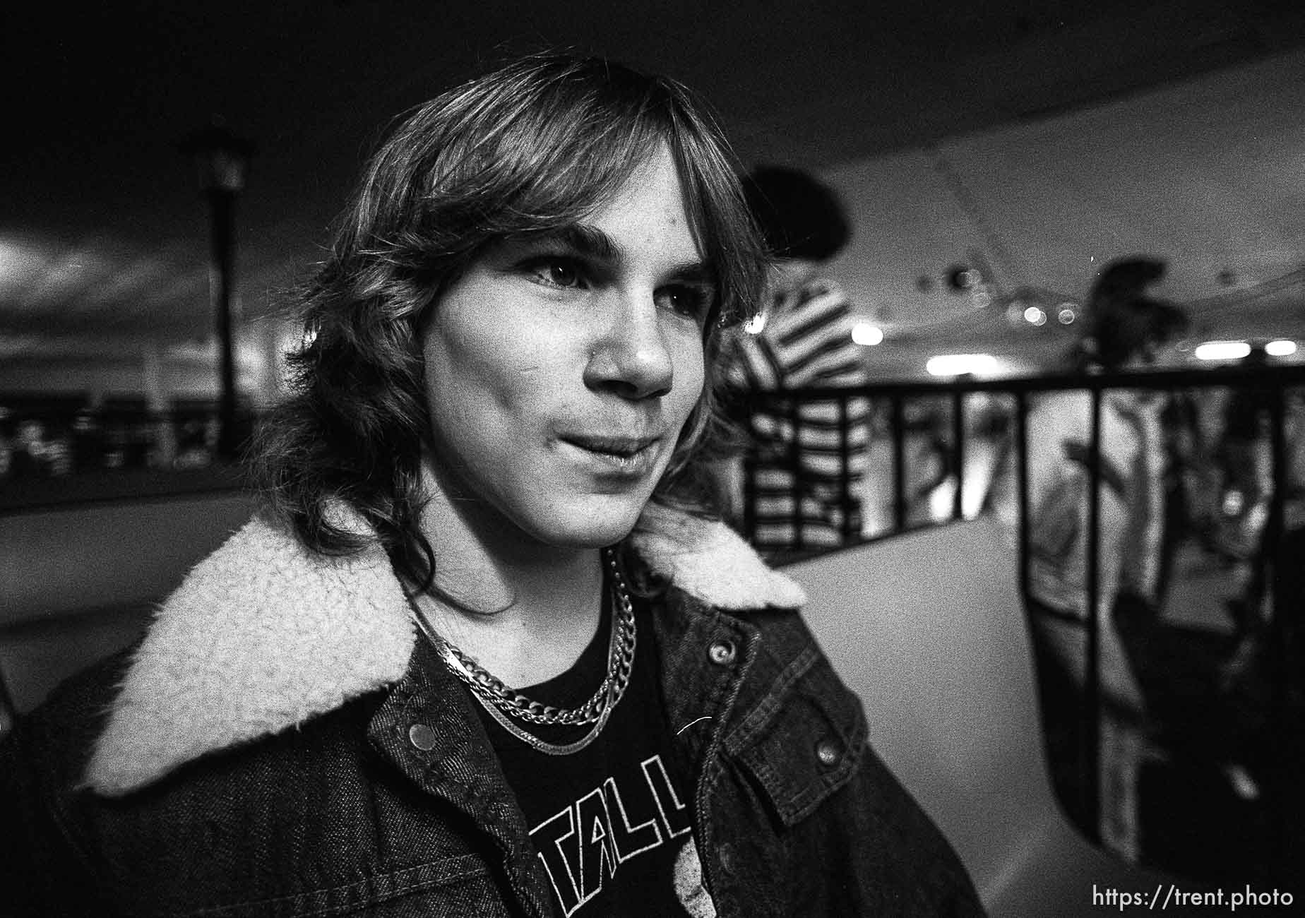 Rocker type kid at Classic Rollerskating rink.