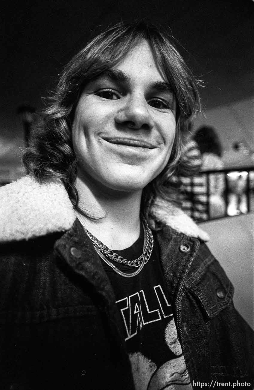 Rocker type kid at Classic Rollerskating rink.