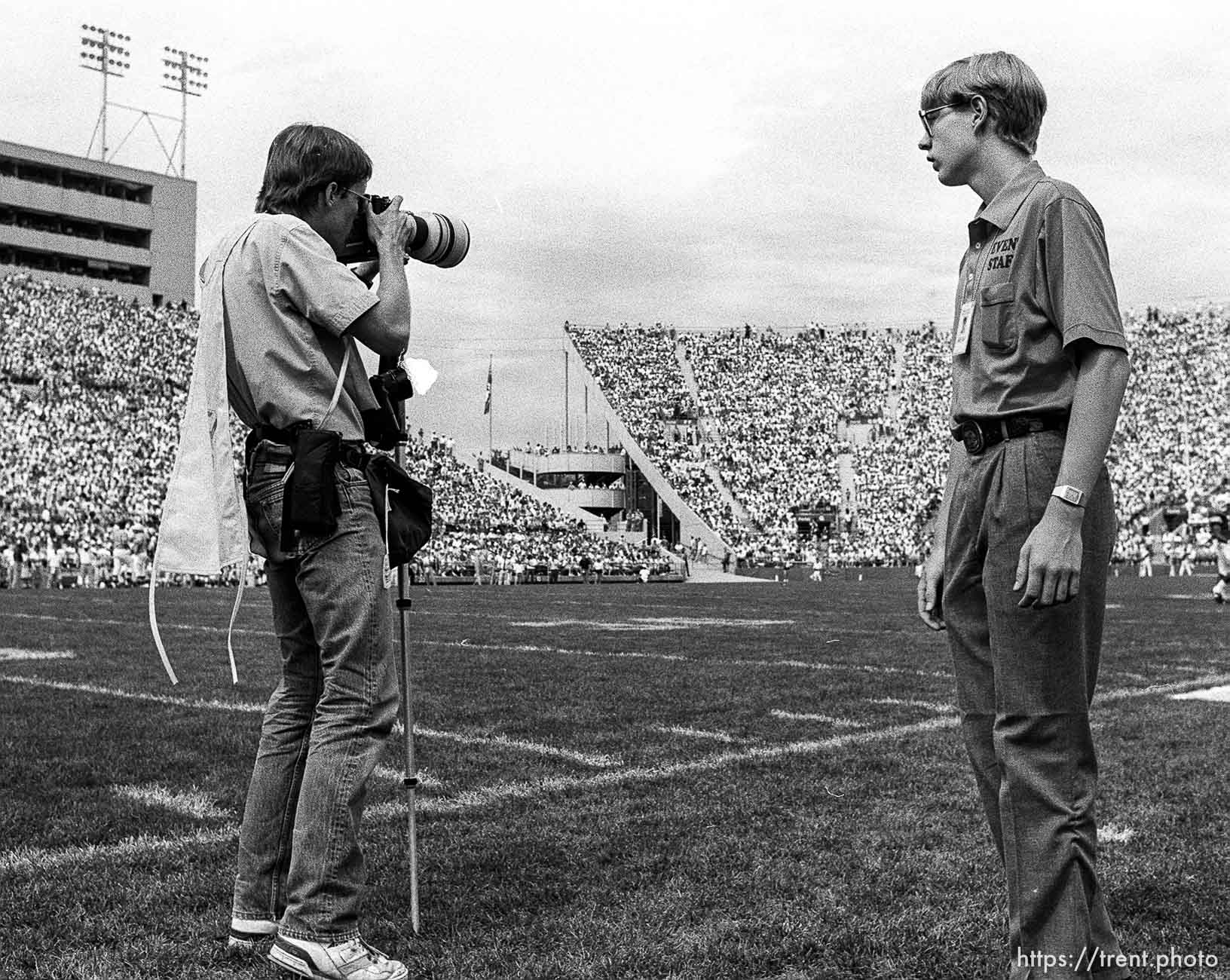 Photographer (G) yelled at by Event Staff during BYU vs. Washington State football.