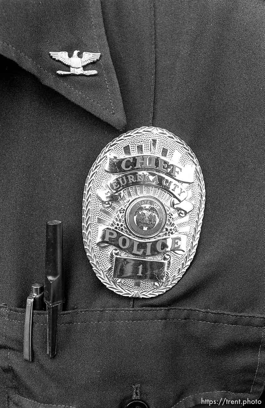 Eureka Police Chief Fullmer's badge.