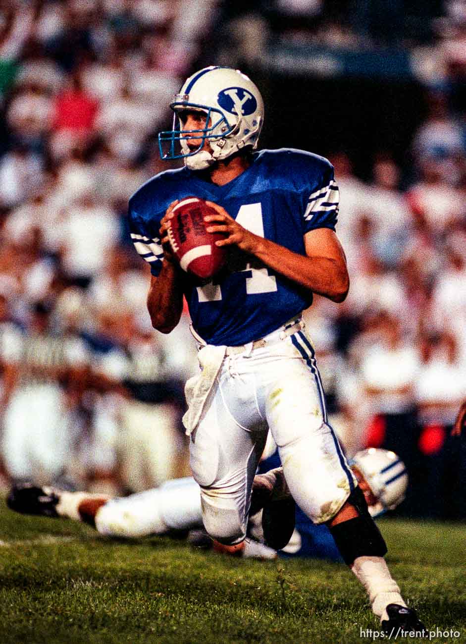 Ty Detmer at BYU vs. Miami. BYU won.