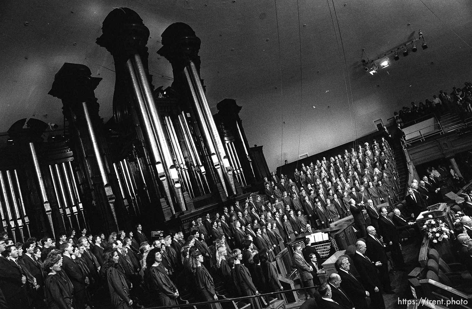 Mormon Tabernacle Choir at LDS General Conference.