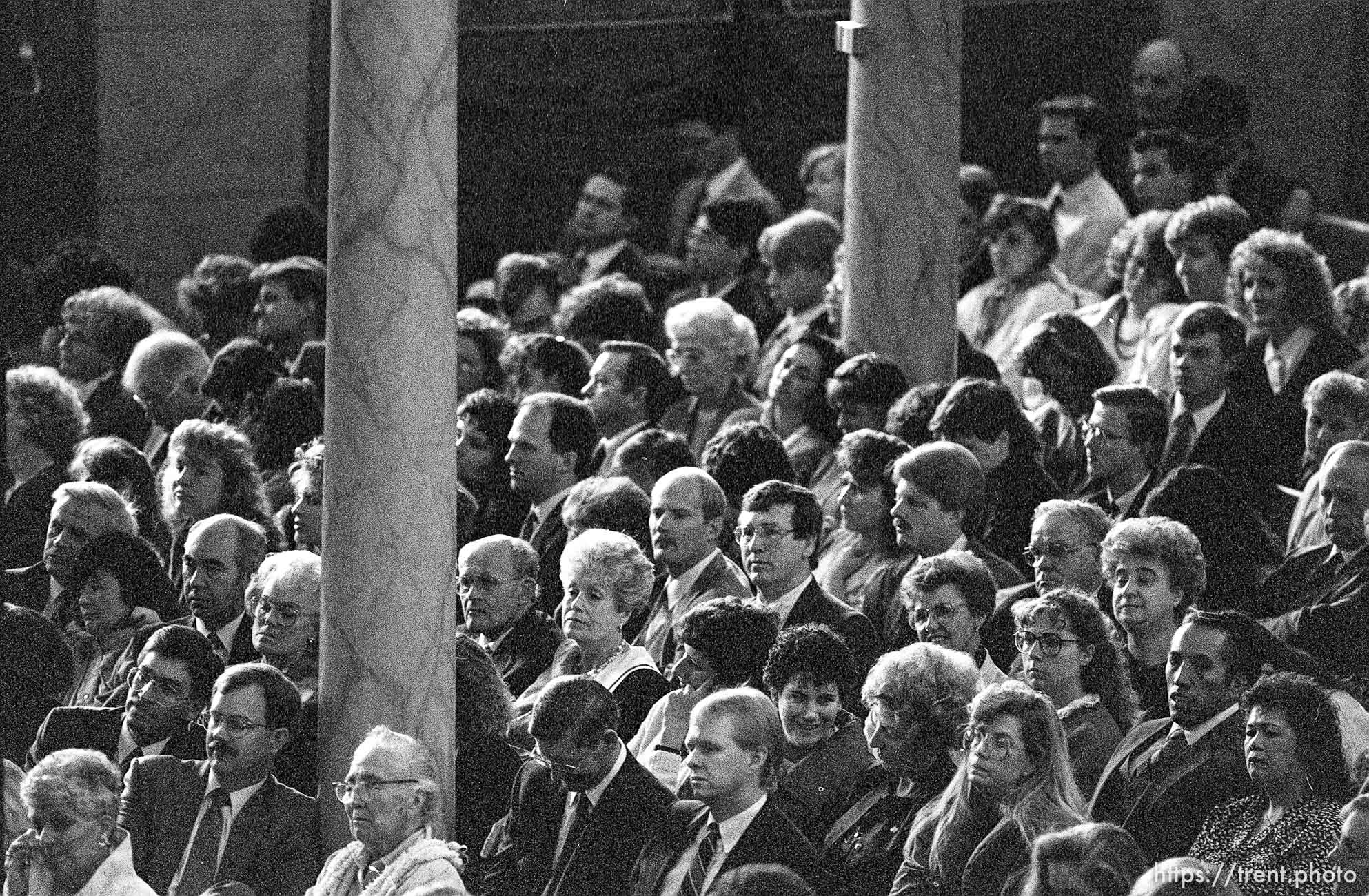 Crowd at LDS General Conference