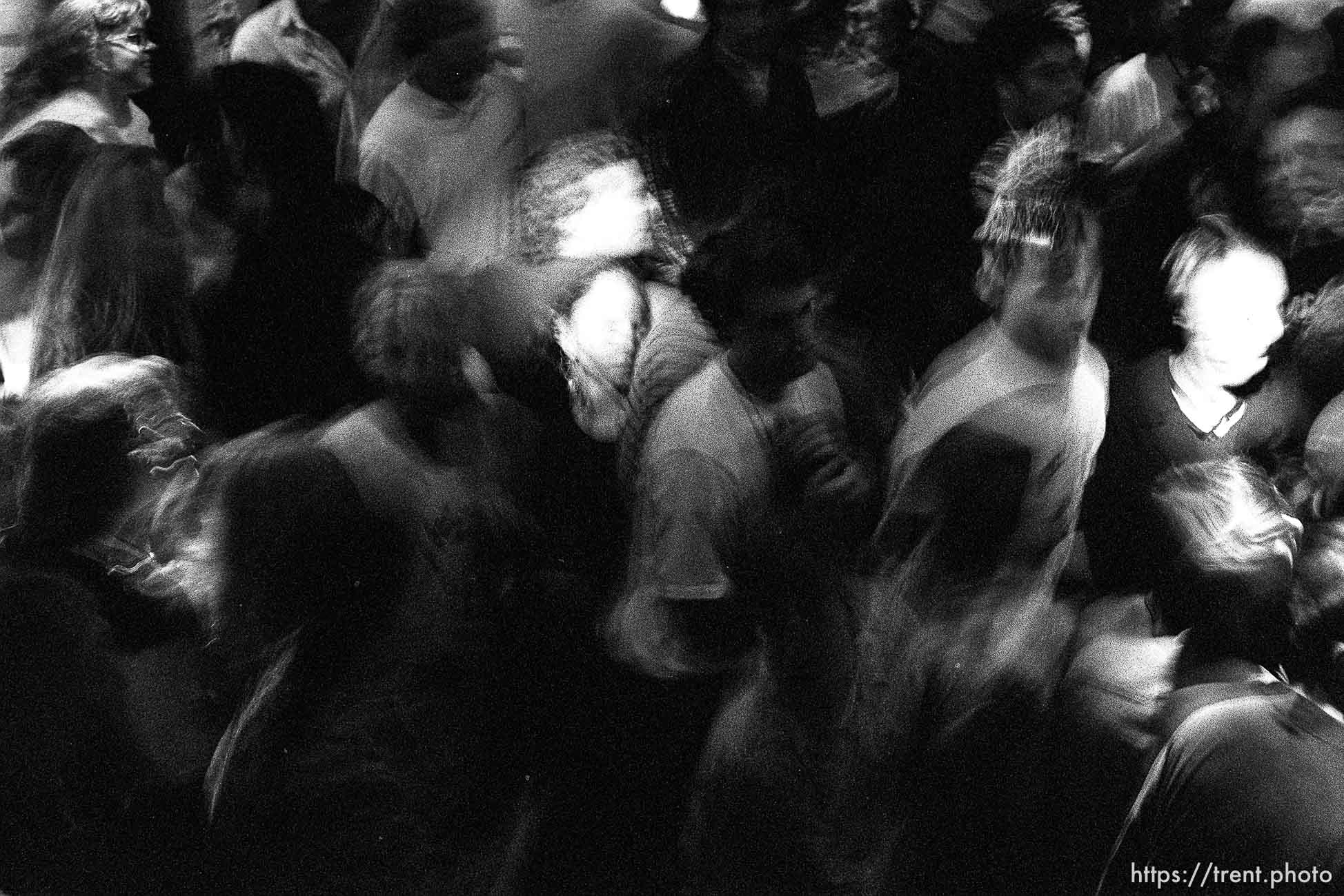 Crowd dancing at Bad Manners at the Zephyr Club.