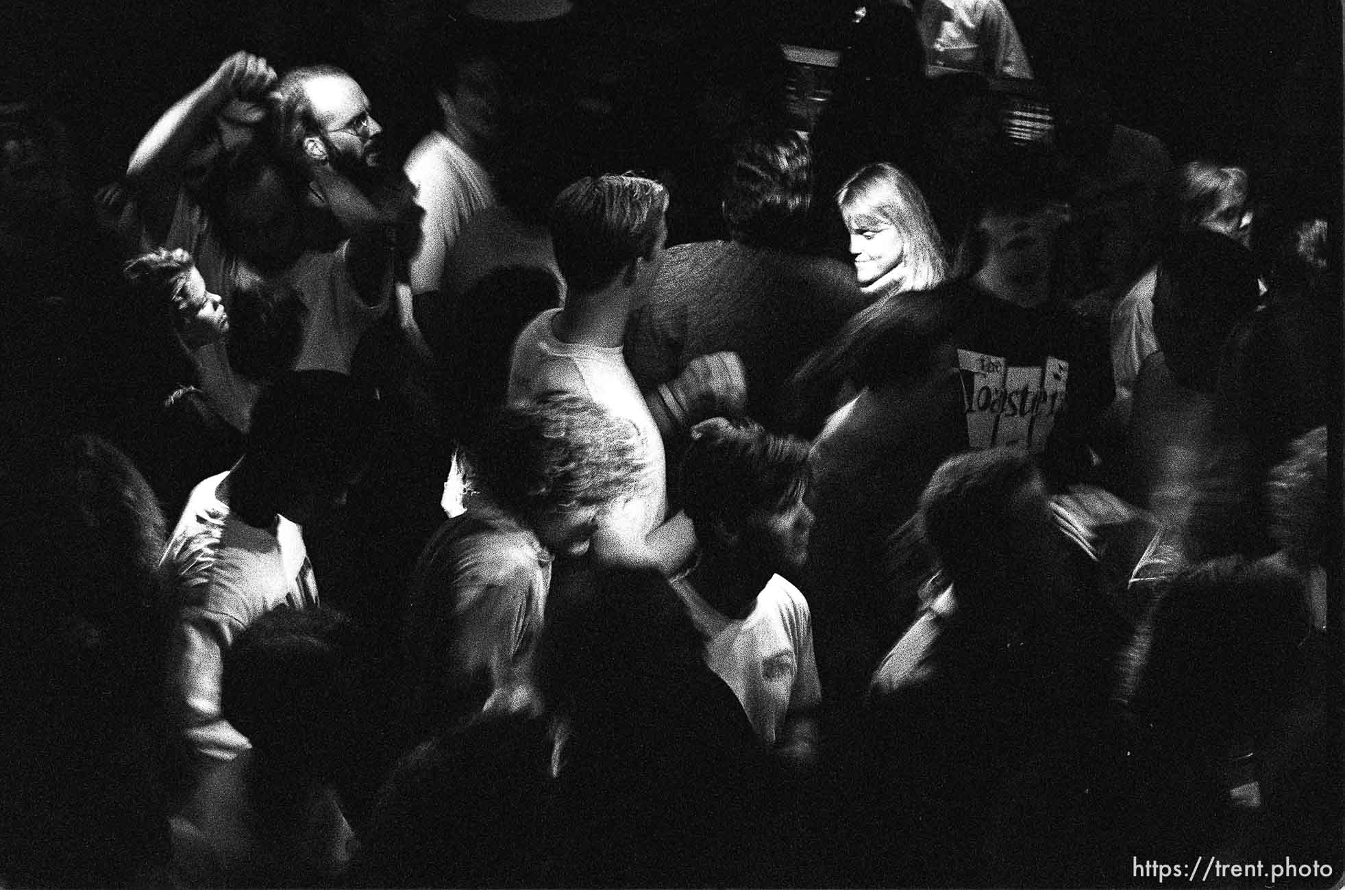 Crowd dancing at Bad Manners at the Zephyr Club.