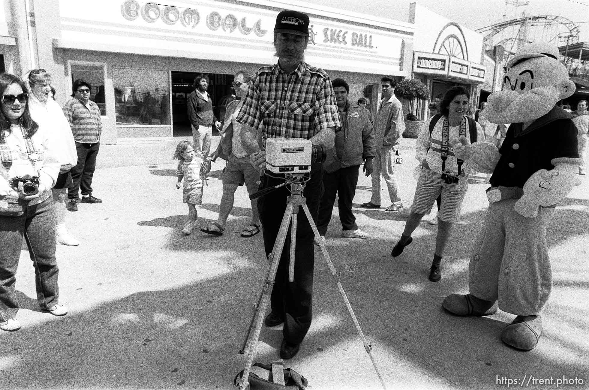 Peter Pfersick and his 360 degree panoramic camera.