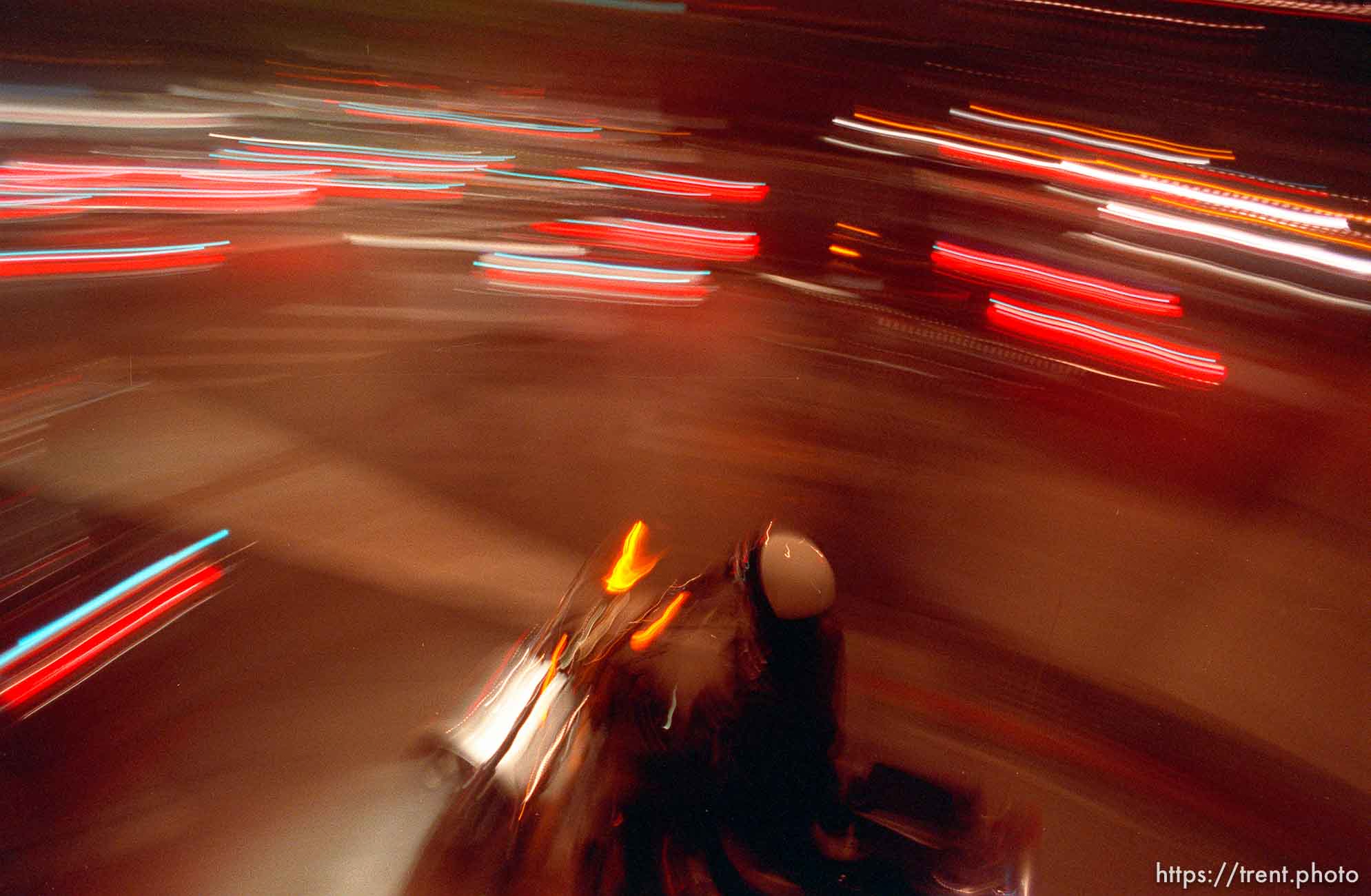 Police on motorcycles during riots and protests.