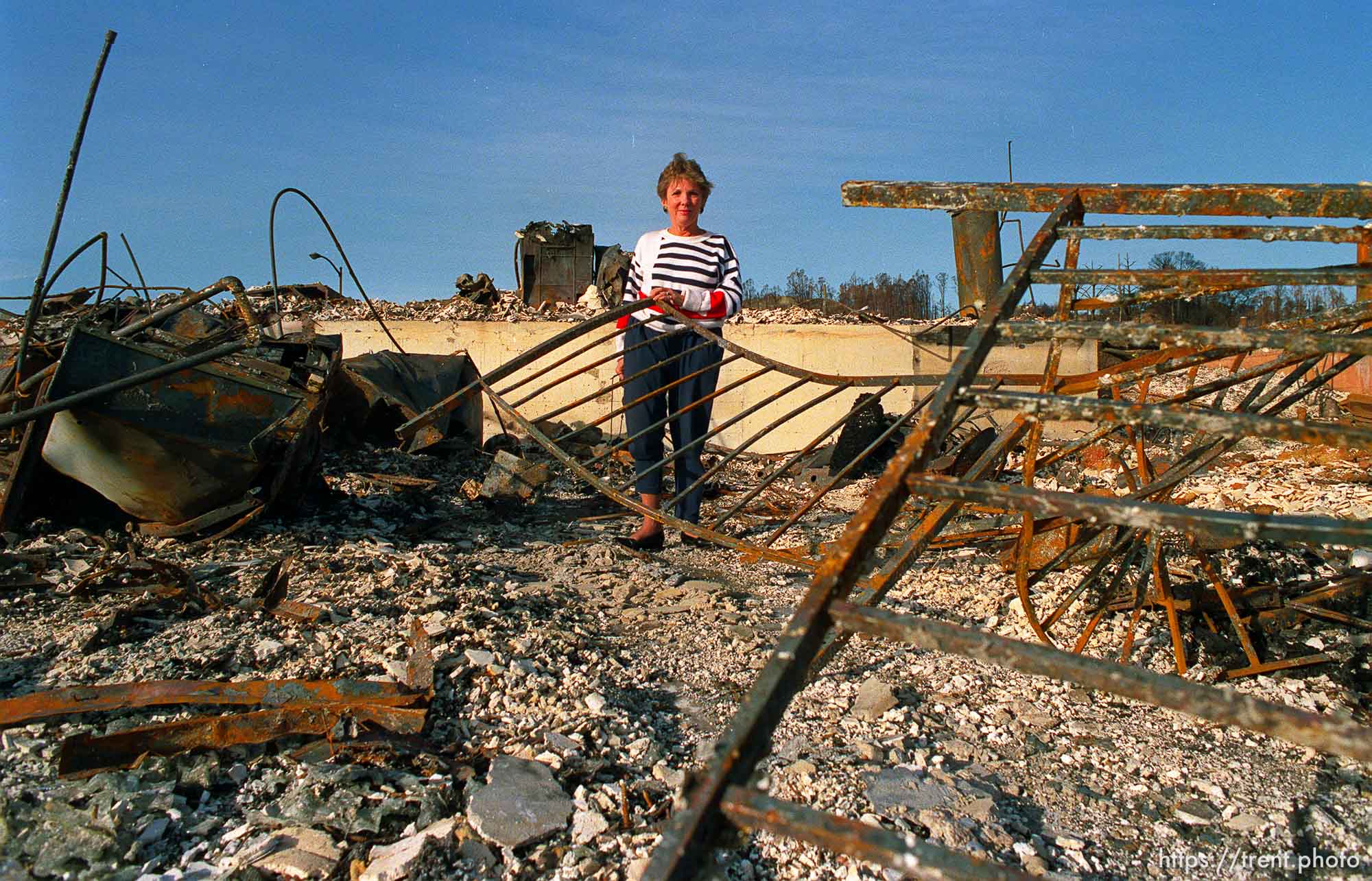 Woman who lost her home in the Oakland Hills fire.