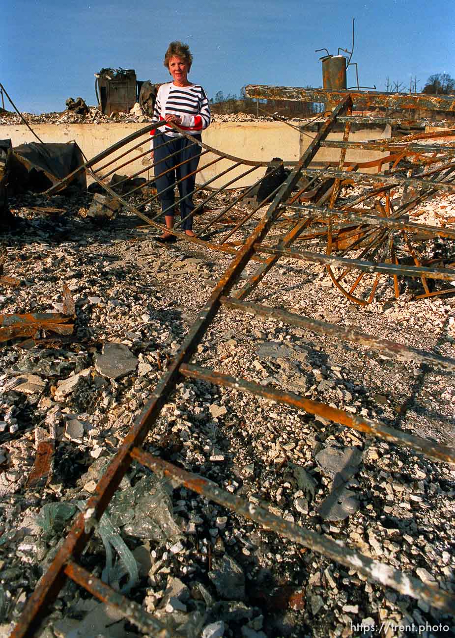 Woman who lost her home in the Oakland Hills fire.