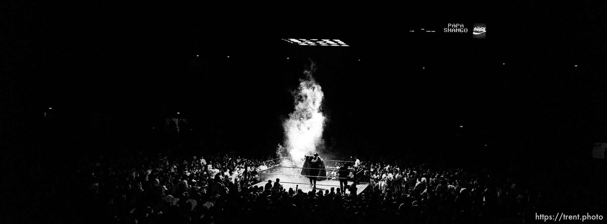 Papa Shango at WWF wrestling at the Cow Palace