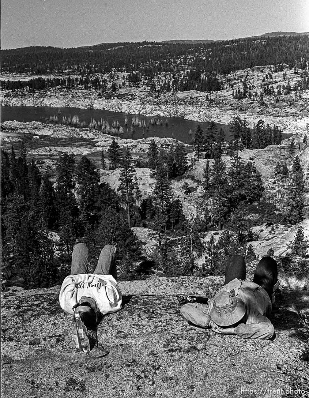 overlooking Spicer Reservoir