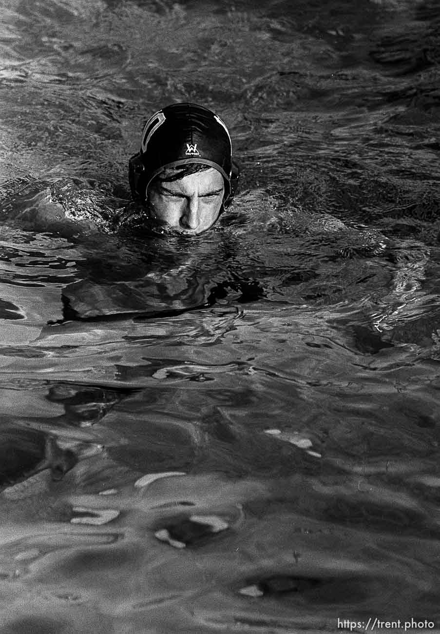 Action at Acalanes vs. Campolindo water polo.