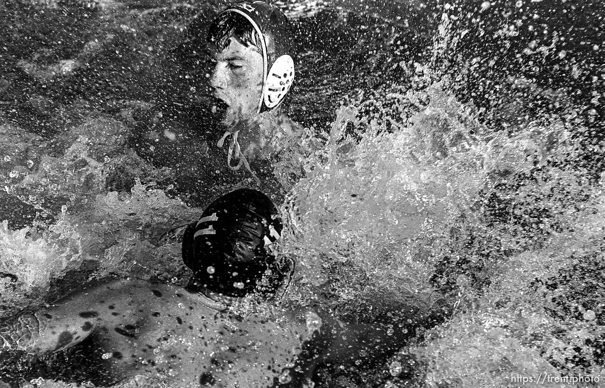 Action at Acalanes vs. Campolindo water polo.