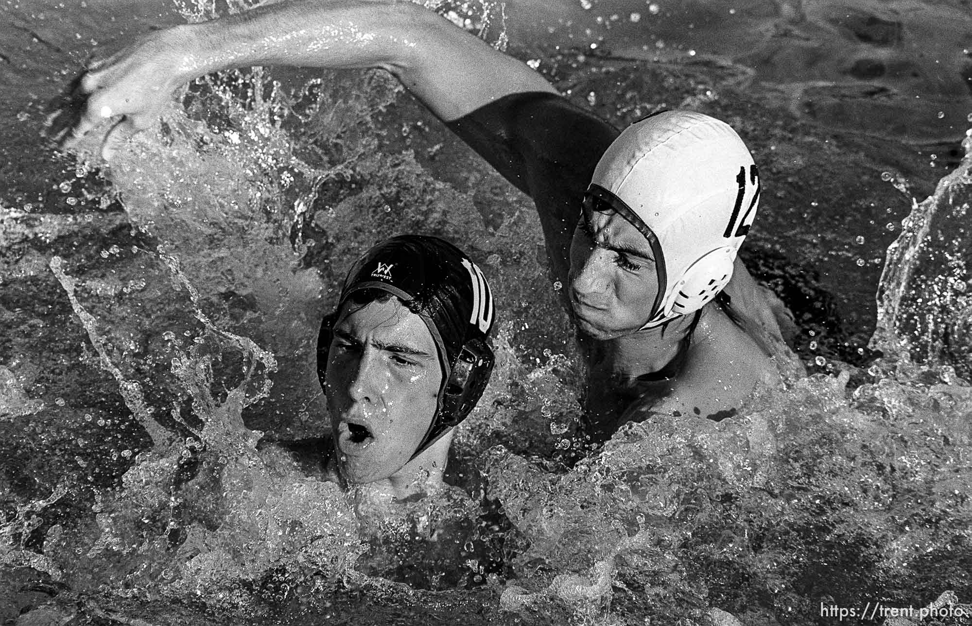 Action at Acalanes vs. Campolindo water polo.