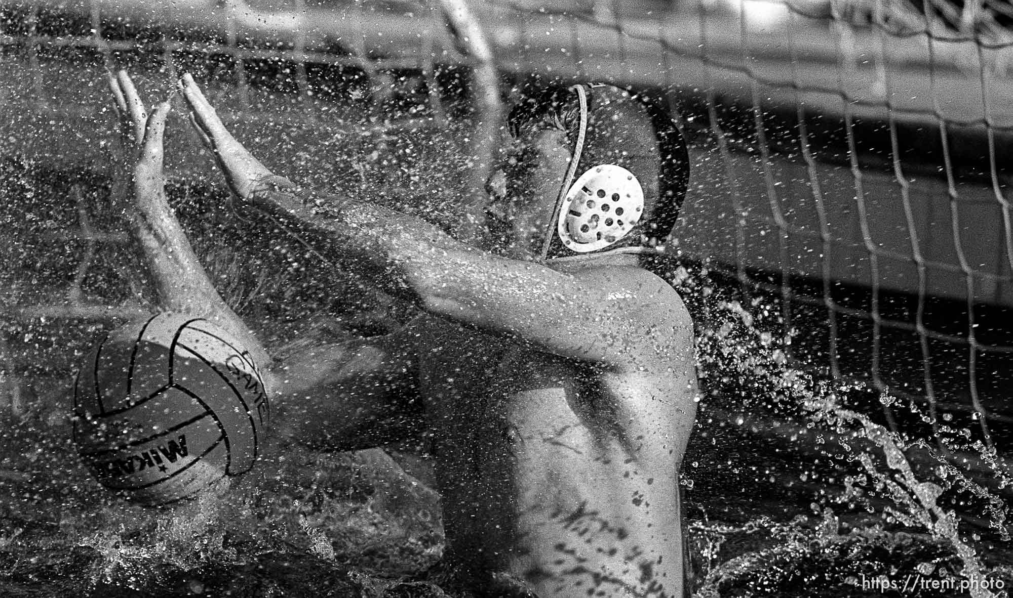 Action at Acalanes vs. Campolindo water polo.