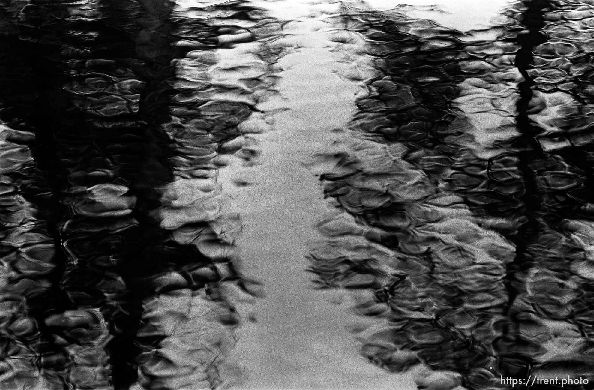 Water reflections at Sword Lake