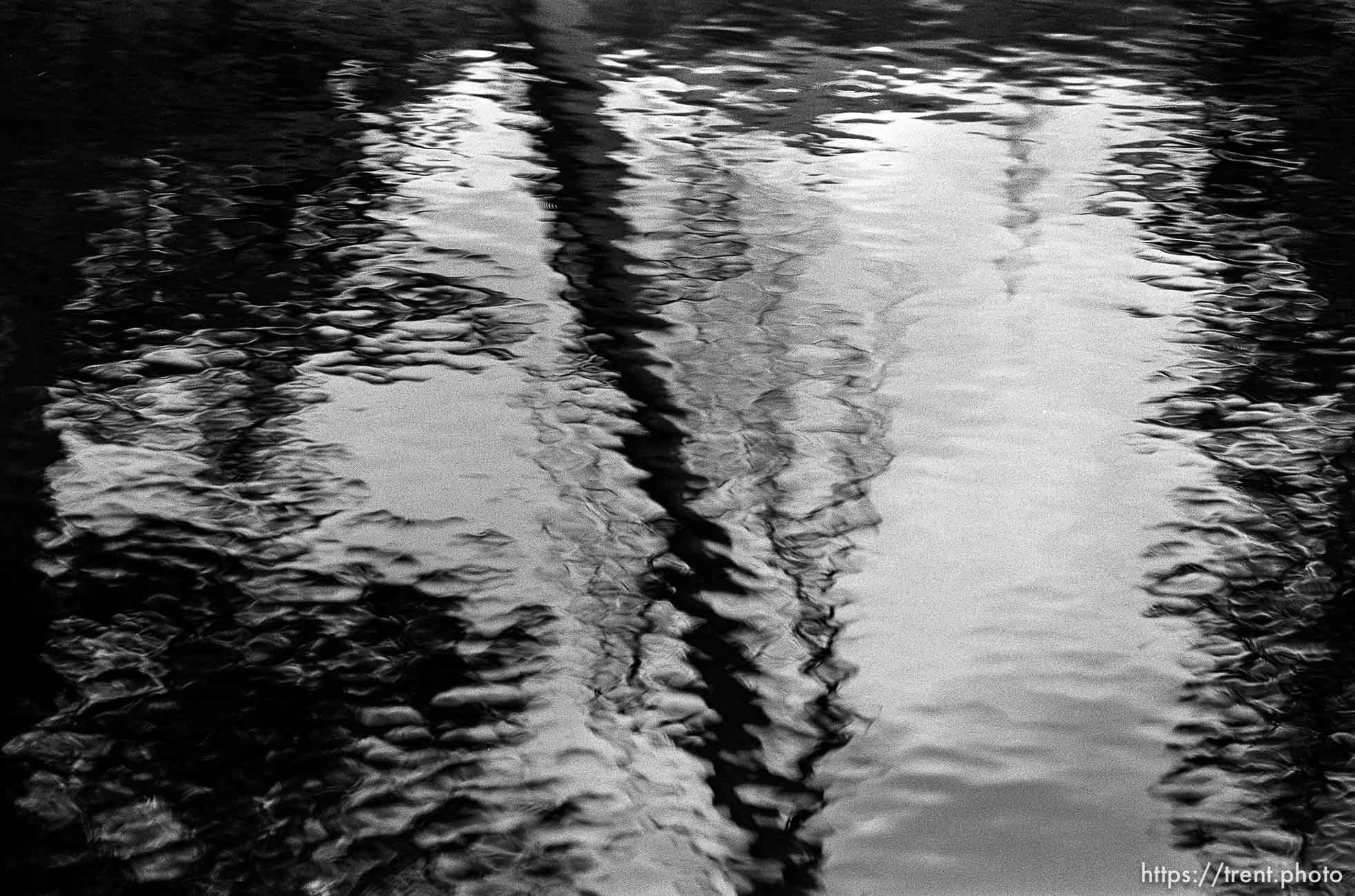 Water reflections at Sword Lake