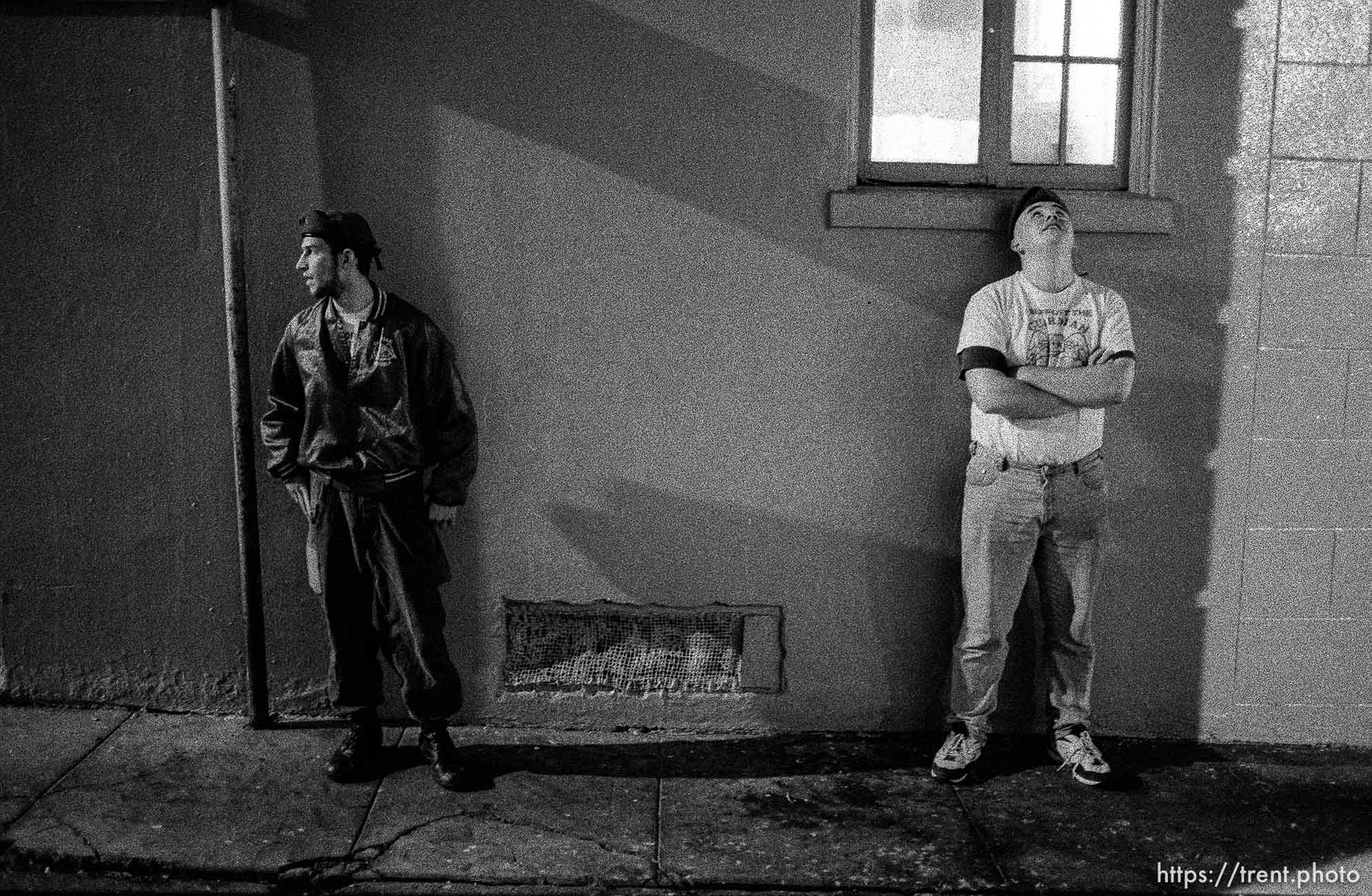 Mark on patrol with Guardian Angels.