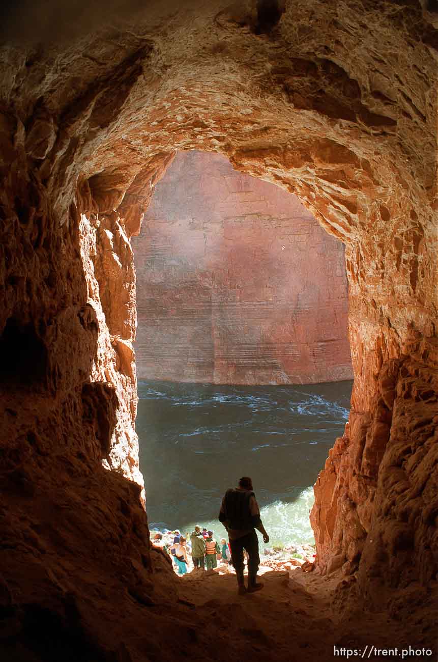 Cave. Grand Canyon flood trip.