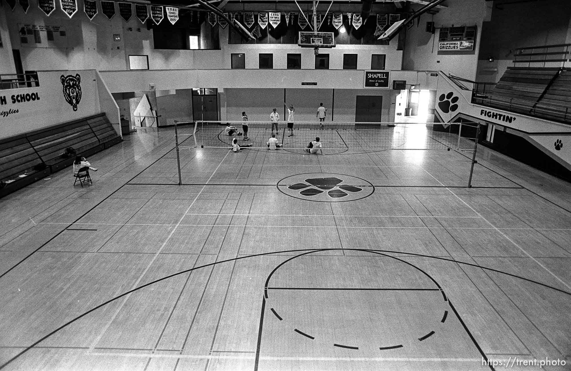 Gym at California High School.