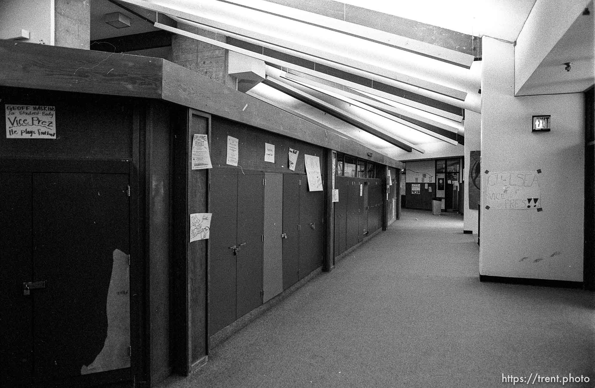 Hallway at California High School.