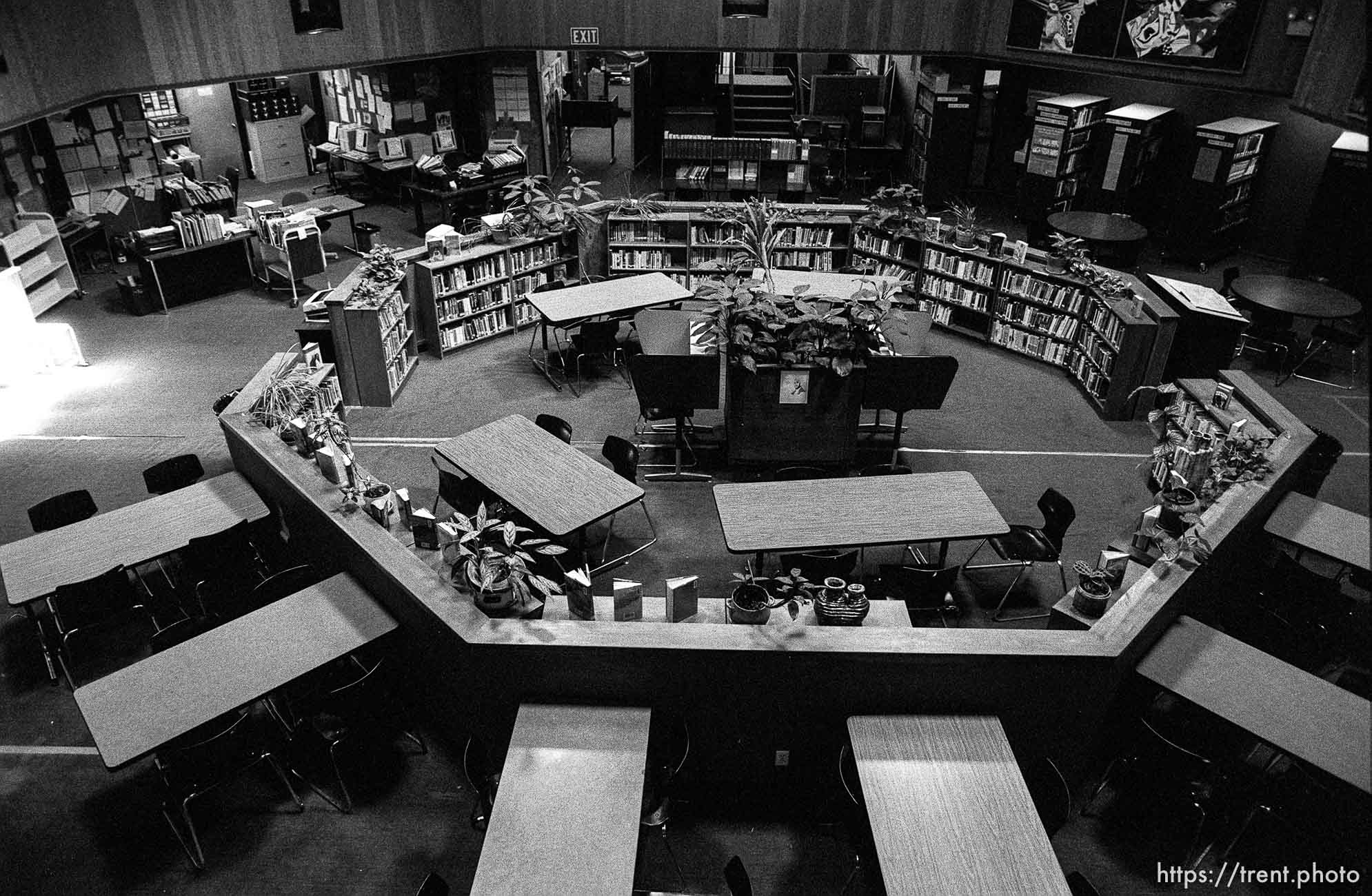 The library at California High School.