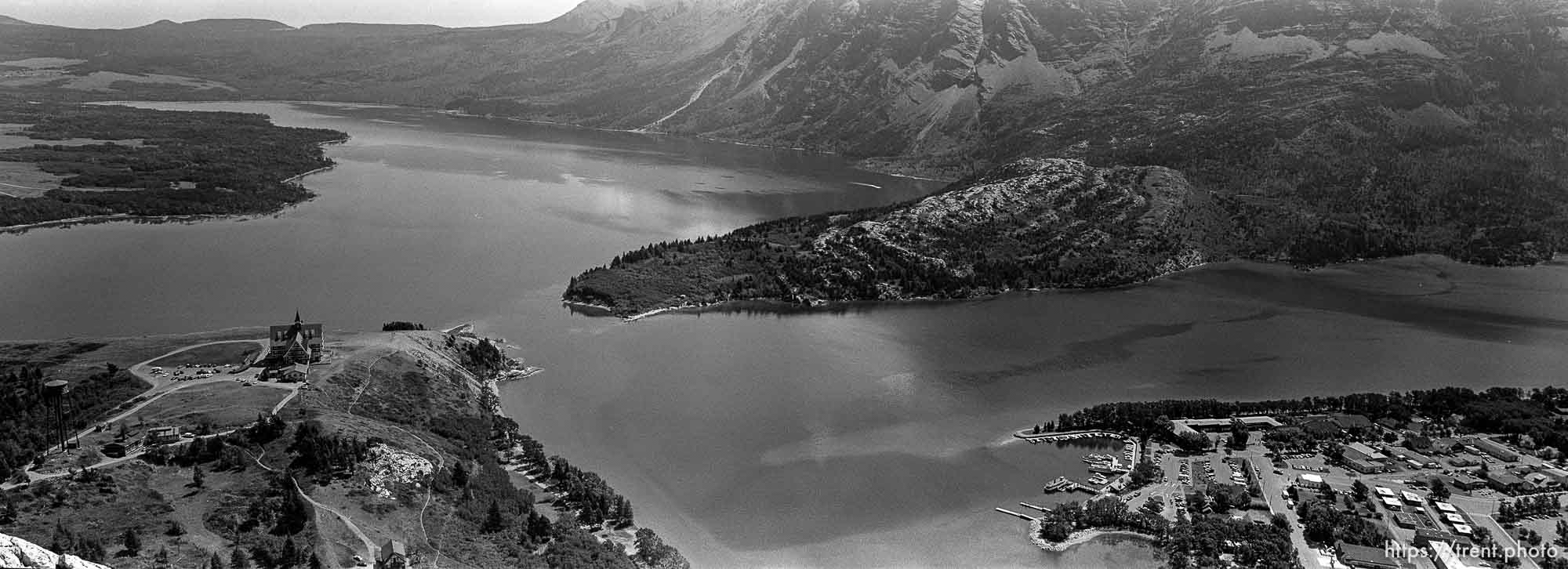 Waterton seen from on Bear's Hump