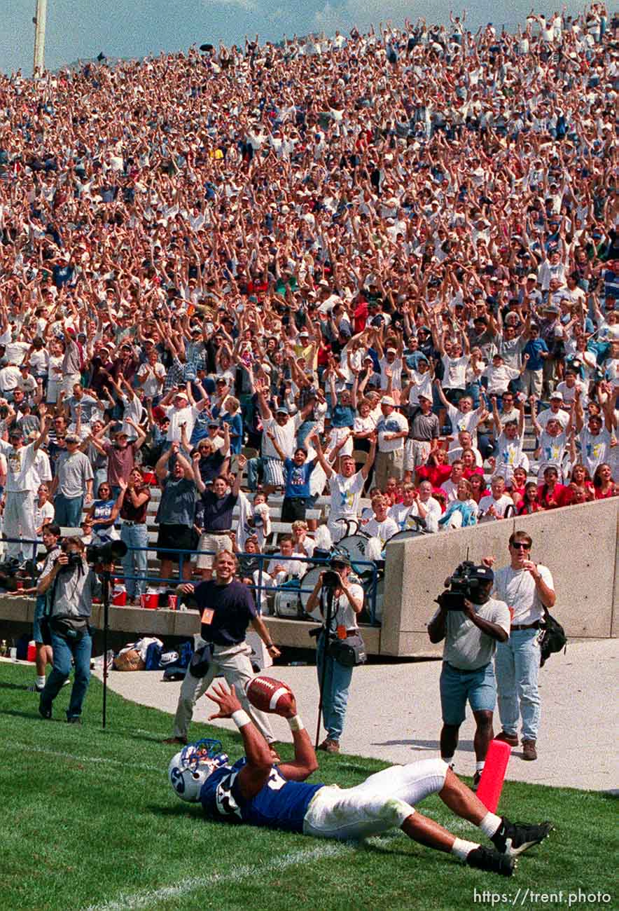 Game-winning touchdown, BYU v Texas A&M