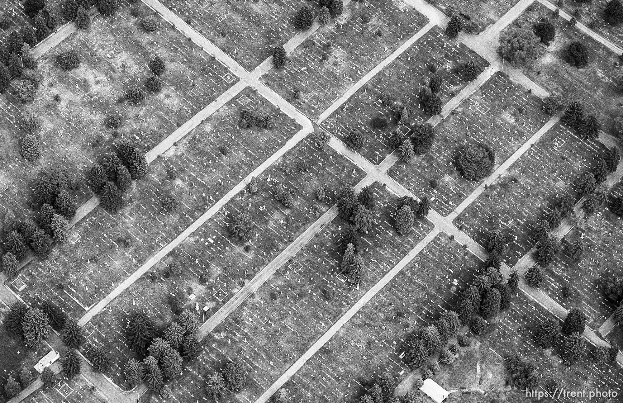 Cemetary near Avenues, Salt Lake City.   p