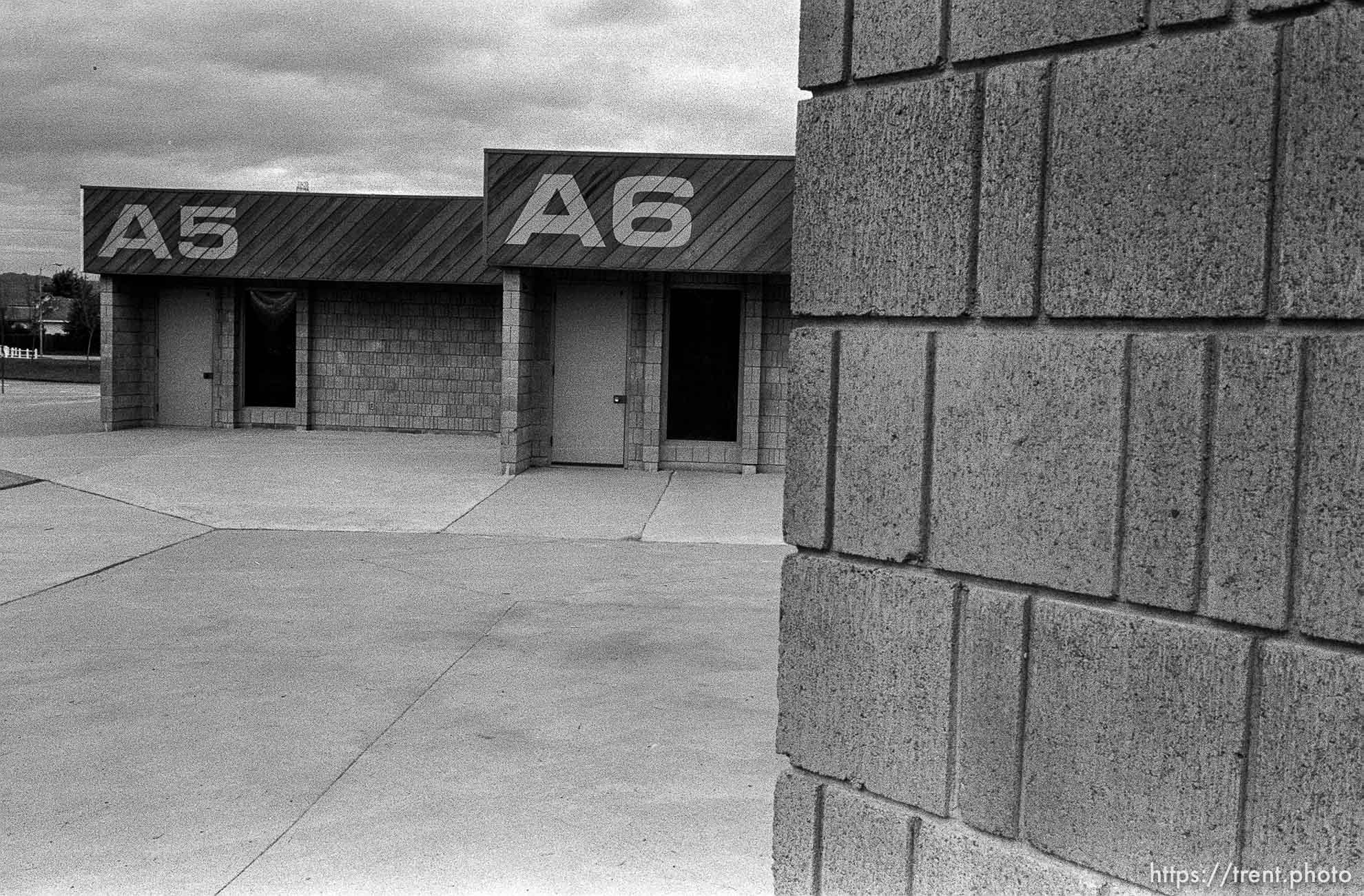 Classrooms at Walt Disney Elementary (I had 2nd grade in A6)