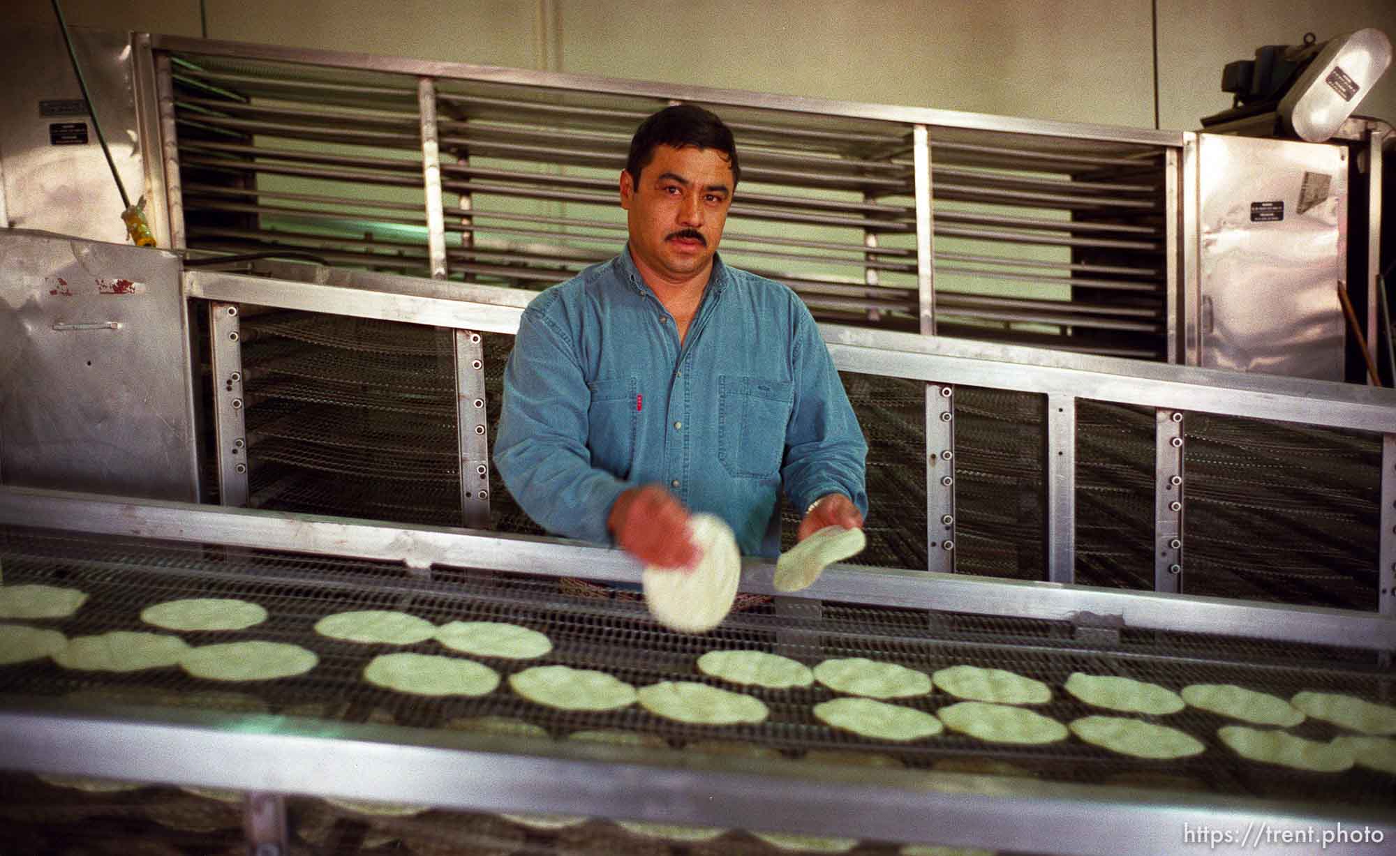 Rafael Gomez, owner of Panaderia La Diana tortilla factory, which was raided by 75 cops in April on a false drug tip.