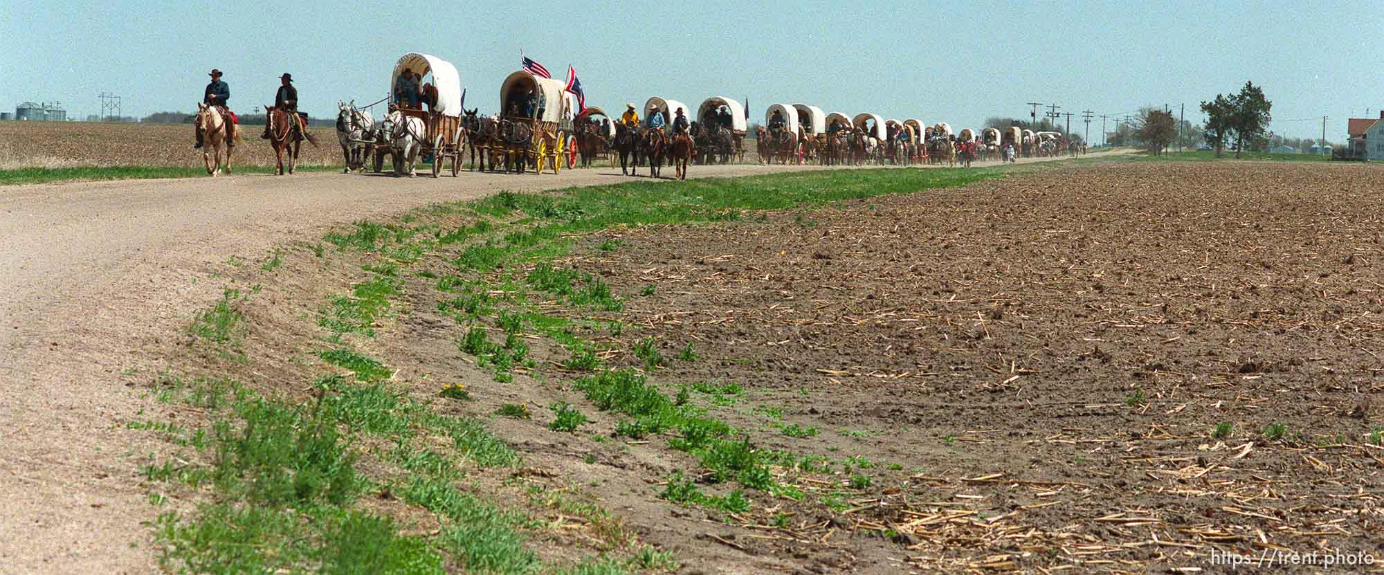 Mormon Trail Wagon Train.