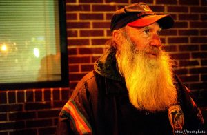 Wayne Broomhead, homeless in Salt Lake City.