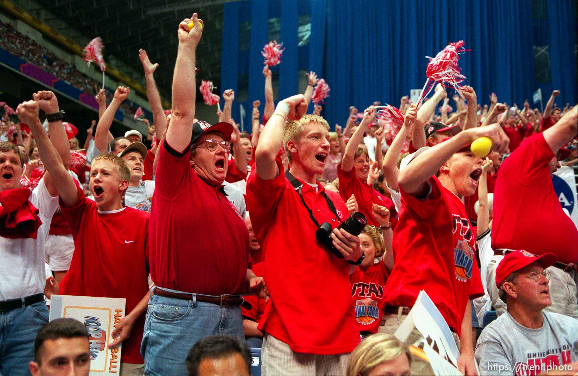 Utah fans at the Final Four.