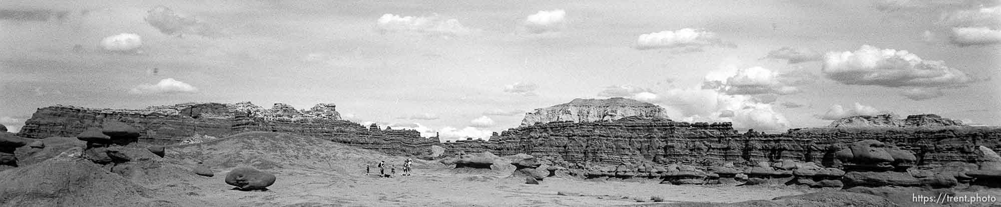 Hikers at Goblin Valley