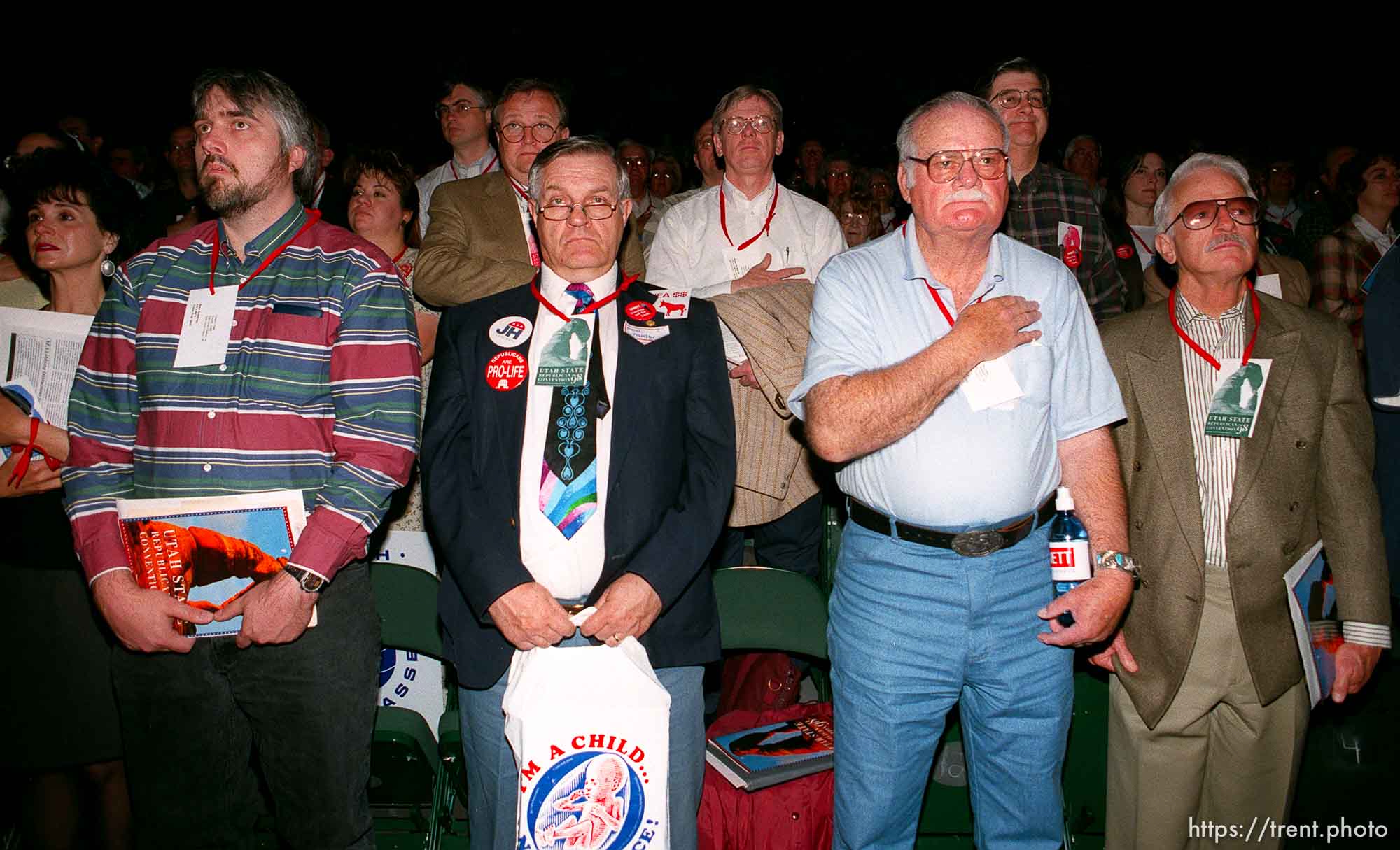 at the Utah State Republican Party Convention, held at Utah Valley State College.