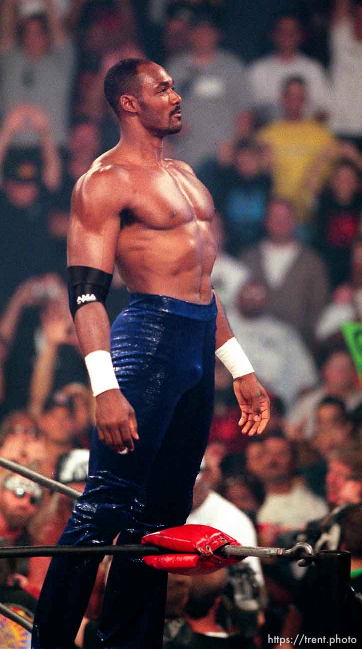 Karl Malone at WCW's Bash at the Beach.