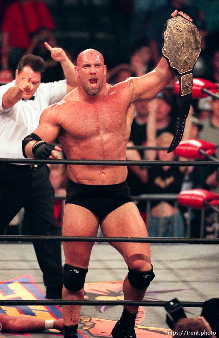 Goldberg at WCW's Bash at the Beach.