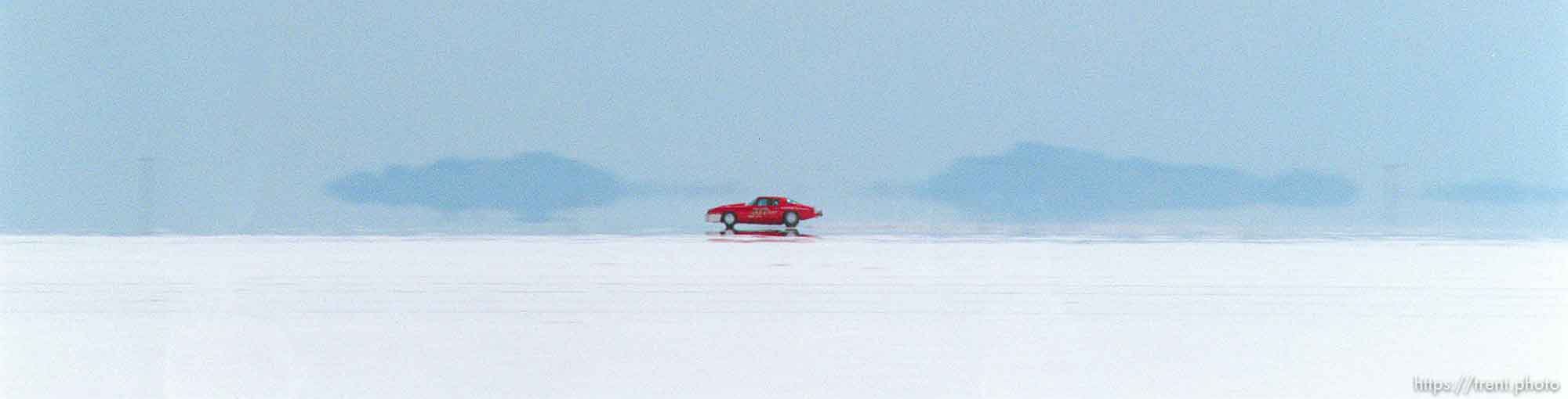 David Parks' car at the 50th annual Bonneville Nationals.