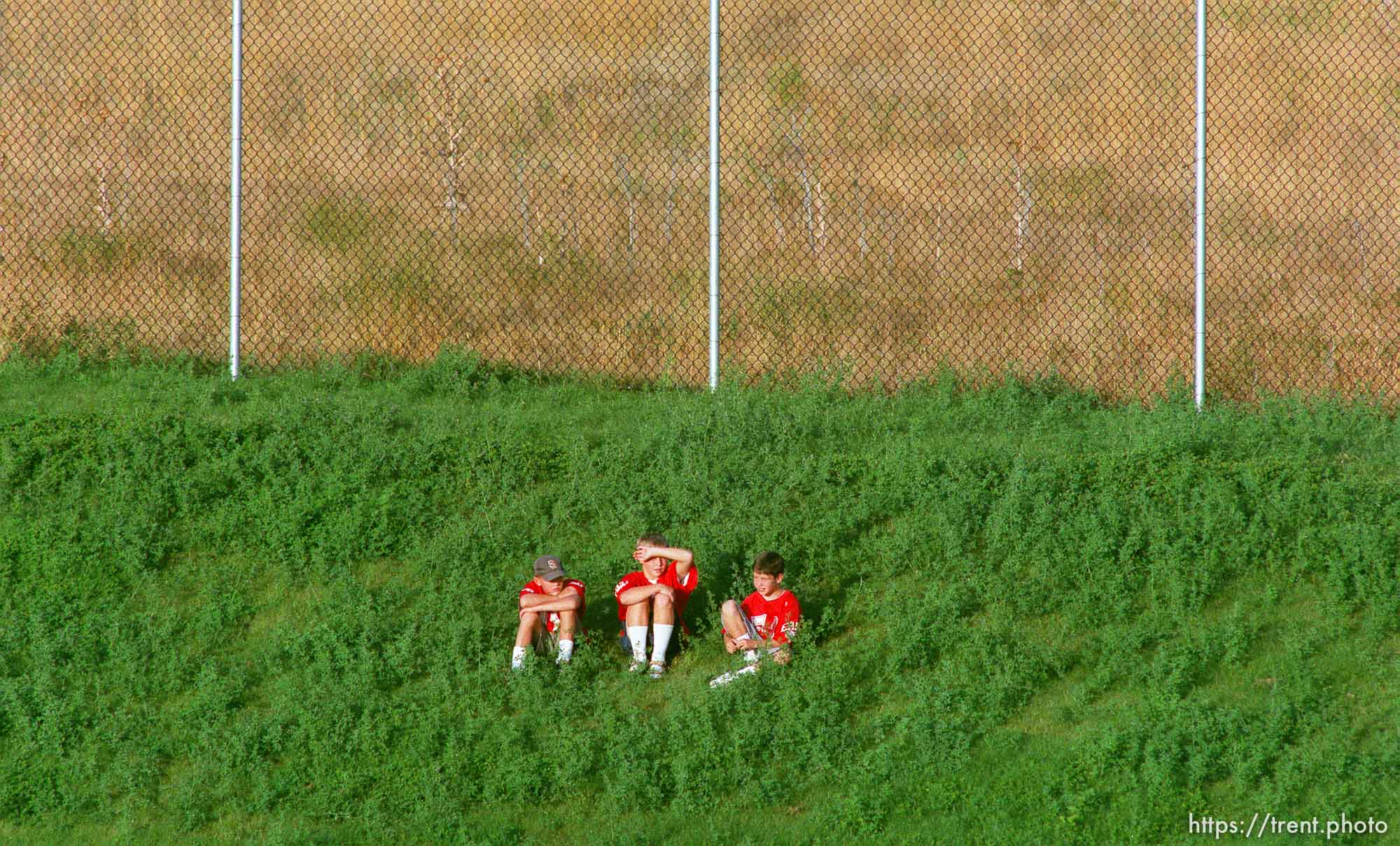 Football fans at East vs. Judge.